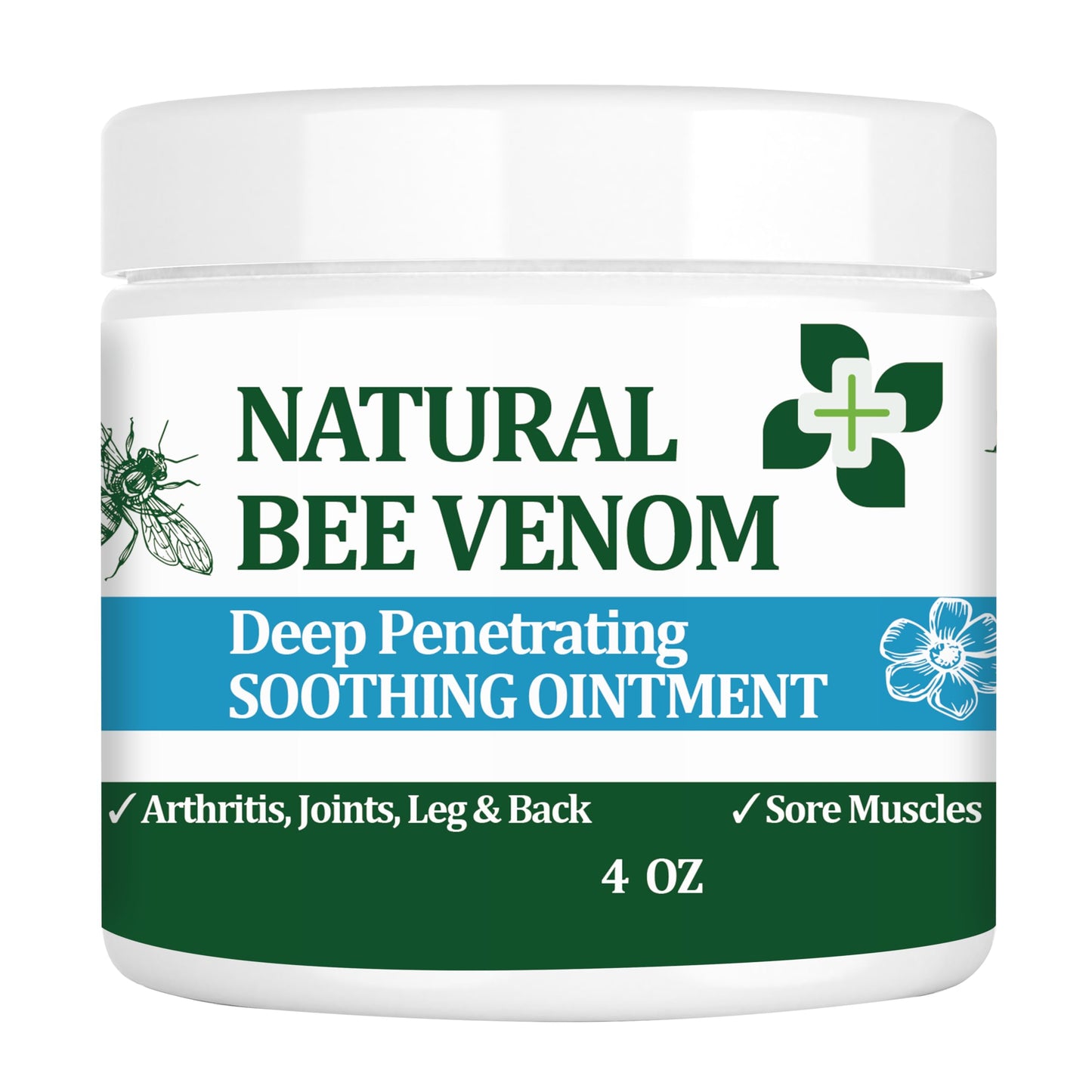 PIBIOOMAP Natural Bee Venom Joint & Muscle & Bone Release Oniment - Homeopathic Remedy - Fast Acting Release for Back, Neck, Hand, Feet, Knee, Muscle, Shoulder, Nerve, Ankle, Foot PIBIOOMAPBuy Supplements Australia