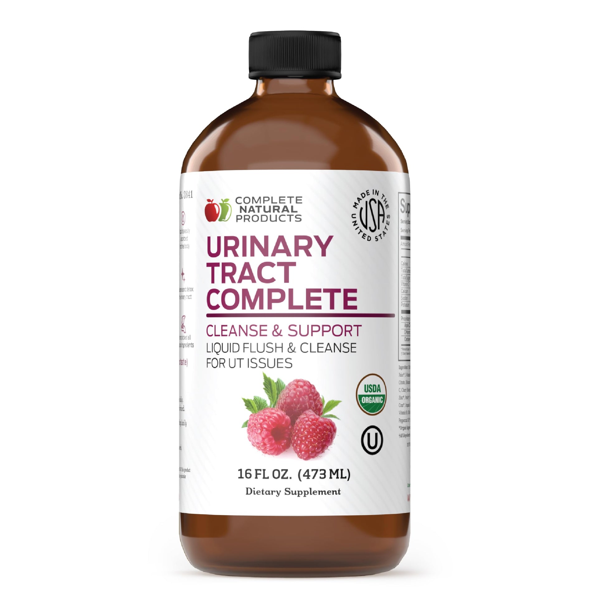 Complete Natural Urinary Tract Complete 8oz - Liquid Supplement for Urinary Tract Health with Organic Cranberry, D-Mannose, Beet Root, Fennel Seed, and Turmeric Complete Natural ProductsBuy Supplements Australia
