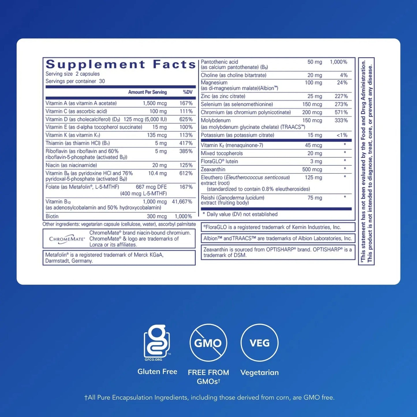 Pure Encapsulations PureResponse Multivitamin | Support for Immune Balance and Responsiveness | 60 Capsules Pure EncapsulationsBuy Supplements Australia