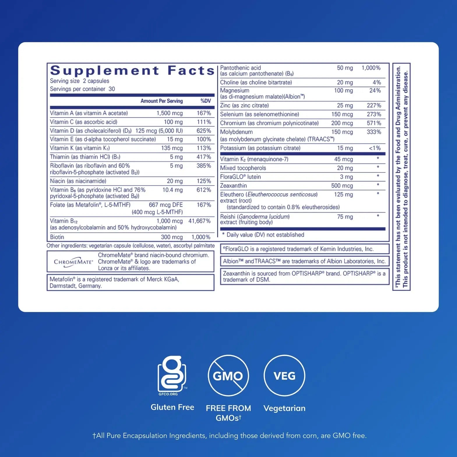 Pure Encapsulations PureResponse Multivitamin | Support for Immune Balance and Responsiveness | 60 Capsules Pure EncapsulationsBuy Supplements Australia