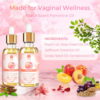 2 Pack Yoni Essential Oil Organic Feminine Oil Eliminates Odor Vaginal Moisturizer for Wetness BASSIBuy Supplements Australia