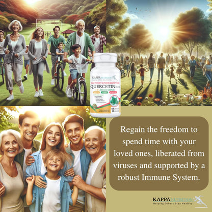 QUERCETIN PLUS, Quercetin 1,000mg, Bromelain 500mg and Vitamin C 1,000mg, (120 Capsules), 3 in 1 from Bioflavonoids, Supports Immune, Cardiovascular & Respiratory Health, Seasonal Allergy Relief. KAPPA NUTRITIONBuy Supplements Australia