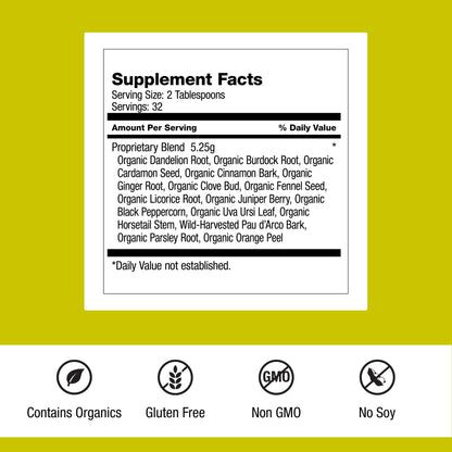 Dr. Schulze's Detox Tea - Gentle Cleansing Tea for Digestive Health - Inner Body Refresh - Bowel Support - Natural, Plant-Based Ingredients - Gluten-Free & Vegan - 6 oz (32 Servings) - 2 Pack Dr. Schulze'sBuy Supplements Australia
