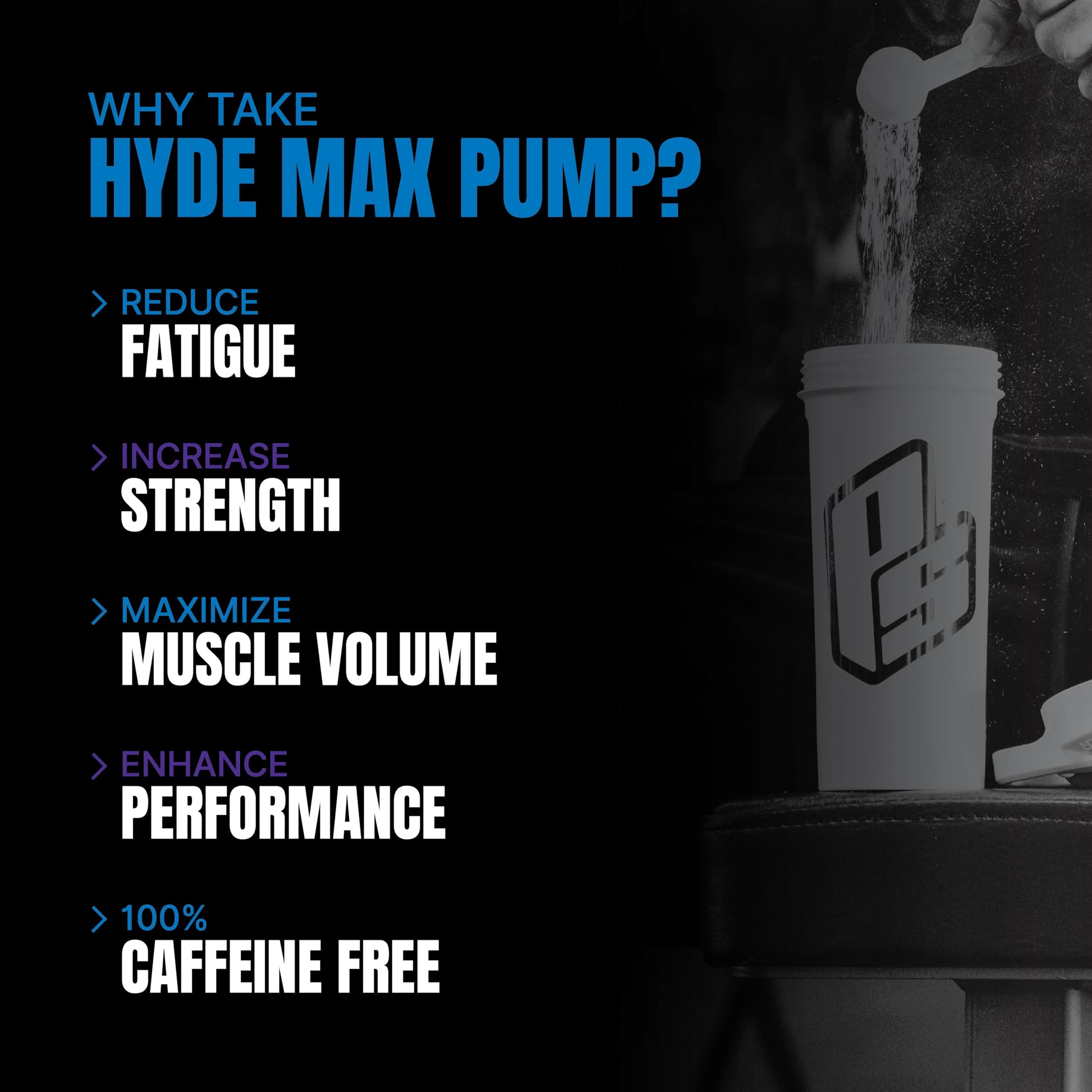 PROSUPPS Hyde Max Pump Pre Workout for Men and Women - Nitric Oxide Supplement PROSUPPSBuy Supplements Australia