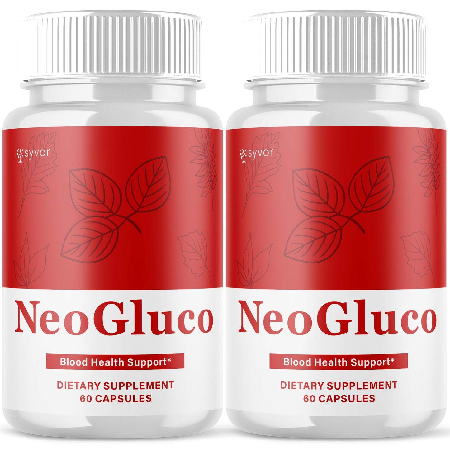 (2 Pack) NeoGluco Capsules, Official NeoGluco Glycogen Support Pills with All Natural Ingredients, Advanced Formula Health Supplement with Max Strength Premium Vitamins for Women & Men (120 Capsules) SyvorBuy Supplements Australia