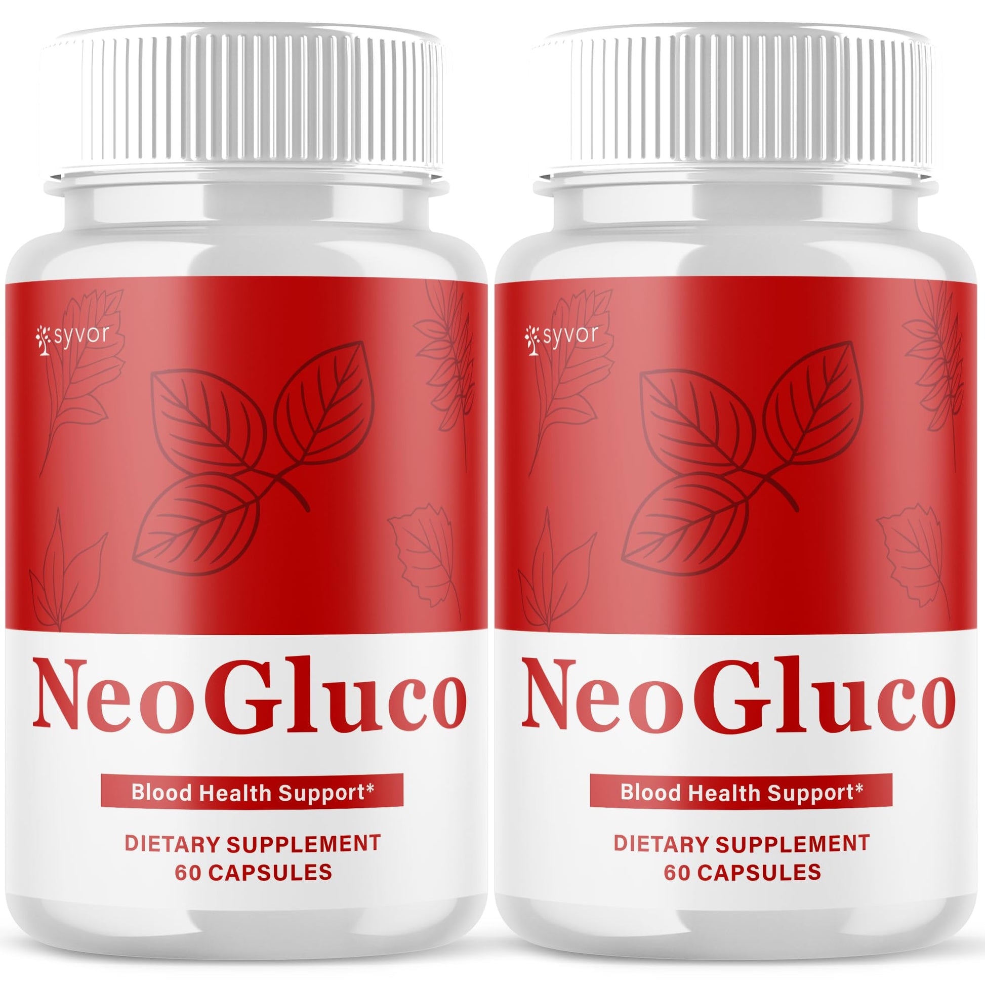 (2 Pack) NeoGluco Capsules, Official NeoGluco Glycogen Support Pills with All Natural Ingredients, Advanced Formula Health Supplement with Max Strength Premium Vitamins for Women & Men (120 Capsules) SyvorBuy Supplements Australia