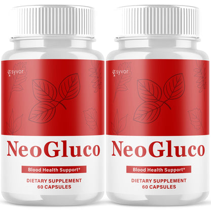 (2 Pack) NeoGluco Capsules, Official NeoGluco Glycogen Support Pills with All Natural Ingredients, Advanced Formula Health Supplement with Max Strength Premium Vitamins for Women & Men (120 Capsules) SyvorBuy Supplements Australia