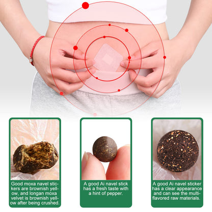 ALIVO 40PCs Mugwort Belly Patch, Mugwort Navel Stickers - Parches para Bajar de Peso ALIVOBuy Supplements Australia