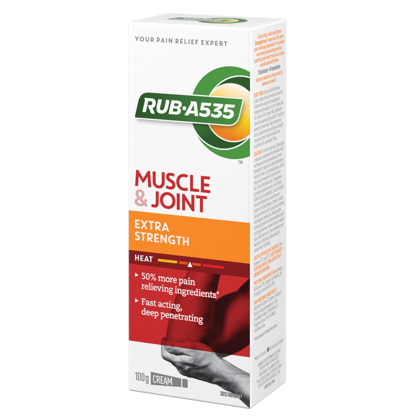 RUB A535 EXTRA STRENGTH CREAM For Relief of Arthritis, Rheumatic Pain, Muscle Pain, Joint & Back Pain 100 g Rub A535Buy Supplements Australia