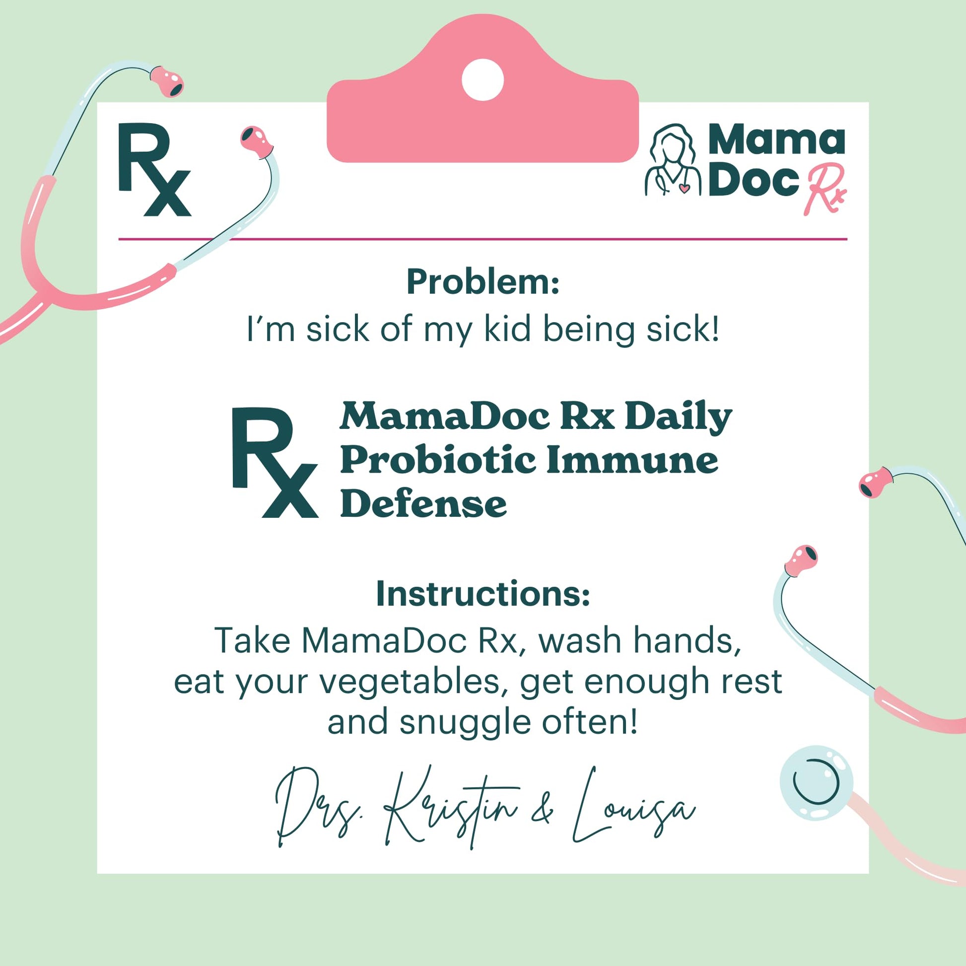 MamaDoc Rx Certified Organic Kids & Teens Probiotic Immune Defense - 5 Billion CFUs | Sugar Free, Vegan, Gluten-Free | 14 Probiotic Strains, Prebiotics, Vitamin C & D | 30 Chewable Tablets, Ages 4+ MamaDoc RxBuy Supplements Australia