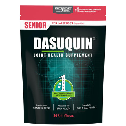 Nutramax Dasuquin Joint Health Supplement for Large Senior Dogs – for Immune Support, Skin & Coat Health, and Brain Health, 84 Soft Chews Nutramax LaboratoriesBuy Supplements Australia