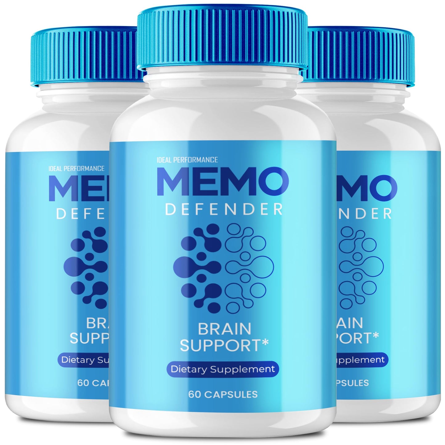 Memo Defender Brain and Memory Support Capsules, Memo Defender for Memory Supplement Pills, Advanced Formula Nootropic Pills for Brain Health Support, MemoDefender Health Blend Reviews (3 Pack) IDEAL PERFORMANCEBuy Supplements Australia