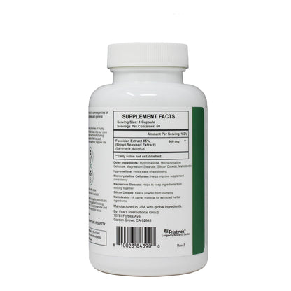 PRISTINE'S Fucoidan 500MG Immunity Supplement Capsules - 60 Day Supply - Brown Seaweed Extract - Potent Herbal Antioxidant Lung Health & Skin Health Support PRISTINE'SBuy Supplements Australia