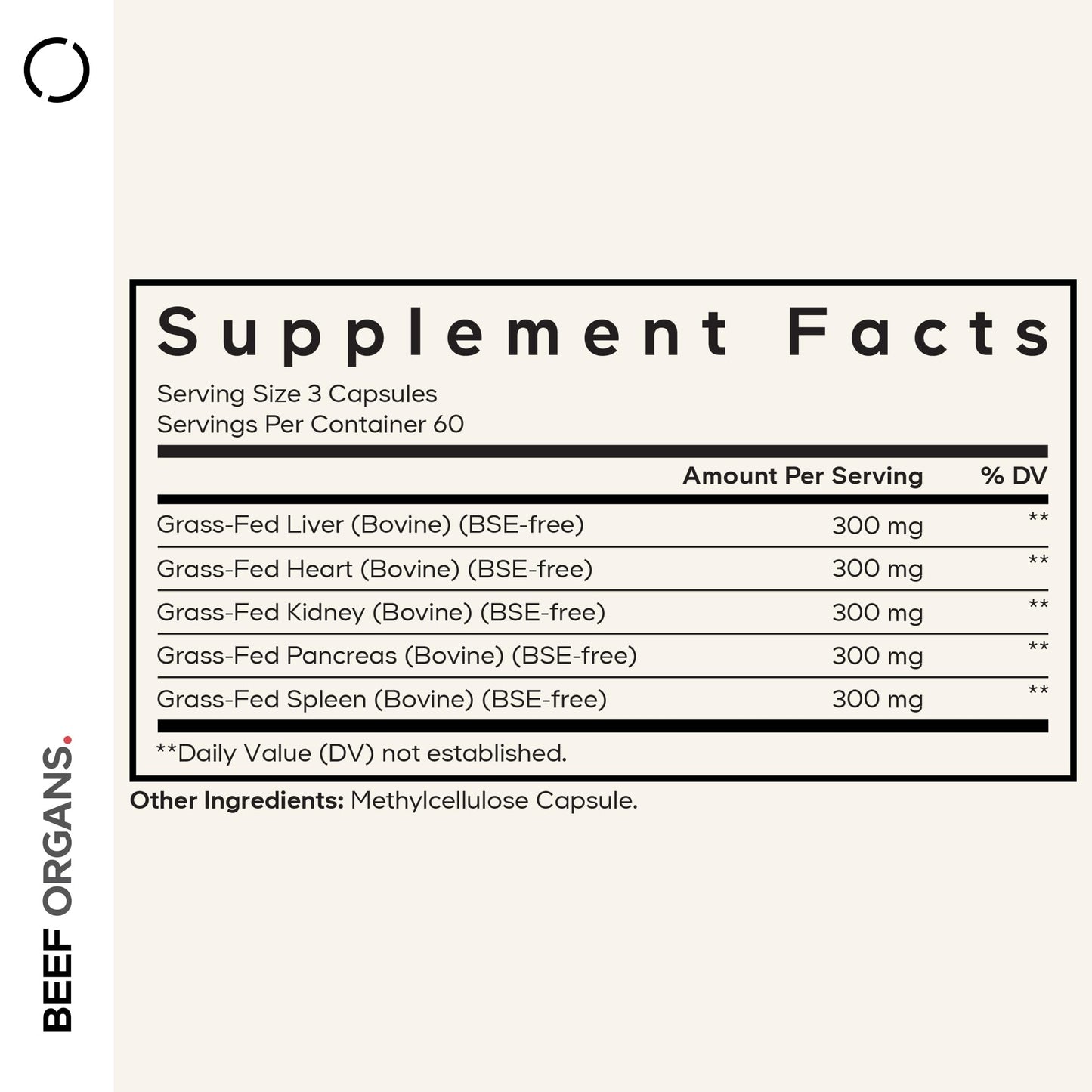 Codeage Grass Fed Beef Organs Supplement – Glandulars Supplements - Freeze Dried, Non-Defatted, Desiccated Liver, Heart, Kidney, Pancreas & Spleen Bovine Pills – Beef Vitamins - Non-GMO -180 Capsules CodeageBuy Supplements Australia