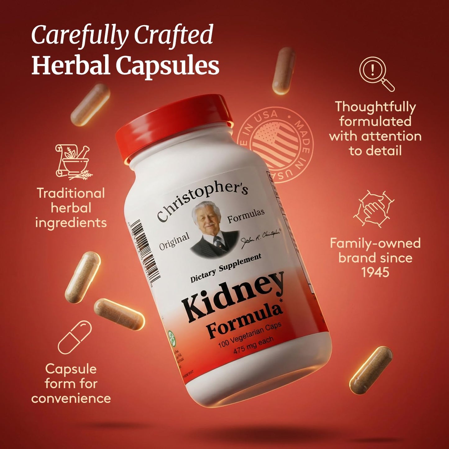 Christopher's Original Formulas Kidney Formula - Kidney Cleanse Detox & Repair Formula - Herbal Blend for Kidney Support Christopher's Original FormulasBuy Supplements Australia