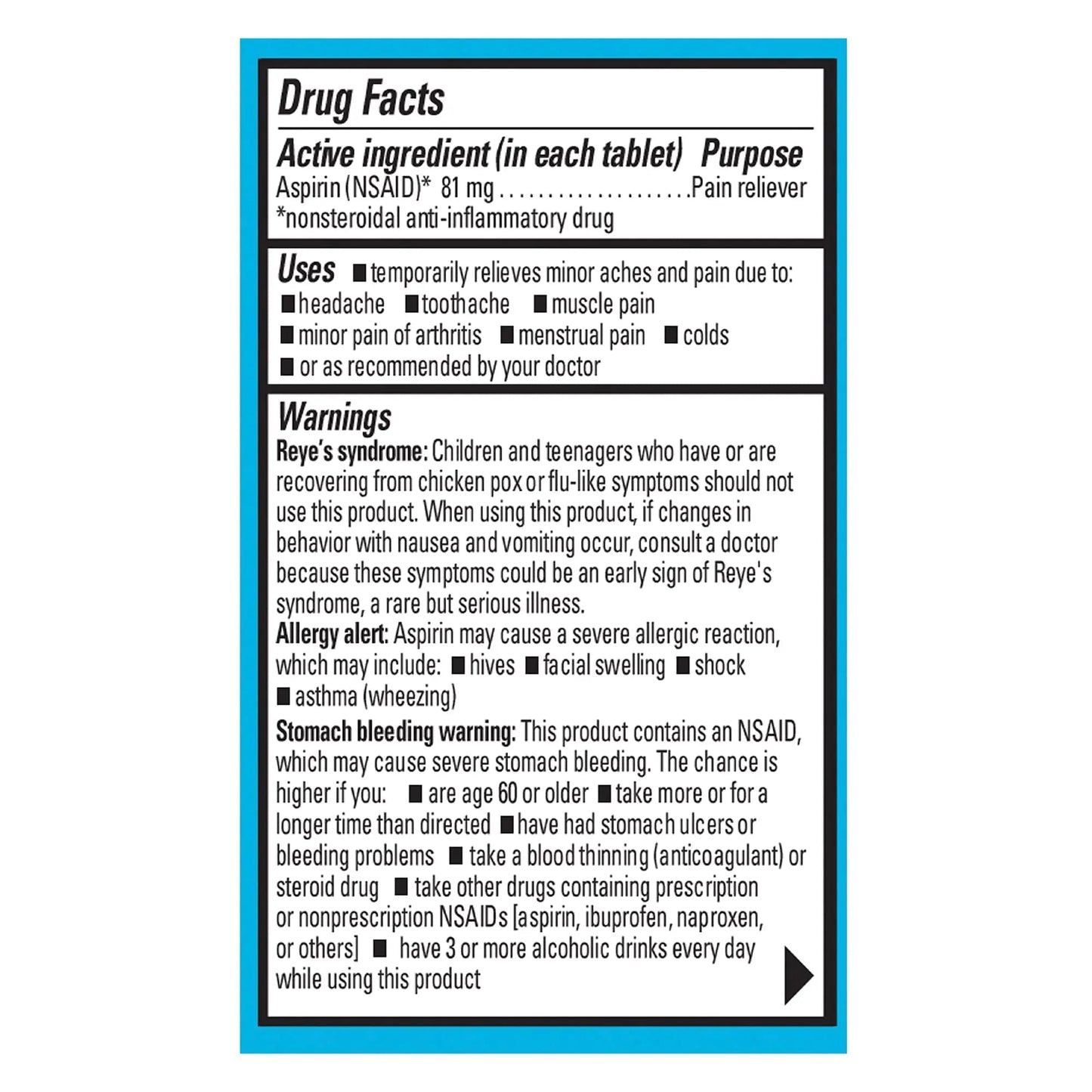 Ecotrin Low Strength Safety Coated Aspirin, NSAID 81mg, 45 count EcotrinBuy Supplements Australia