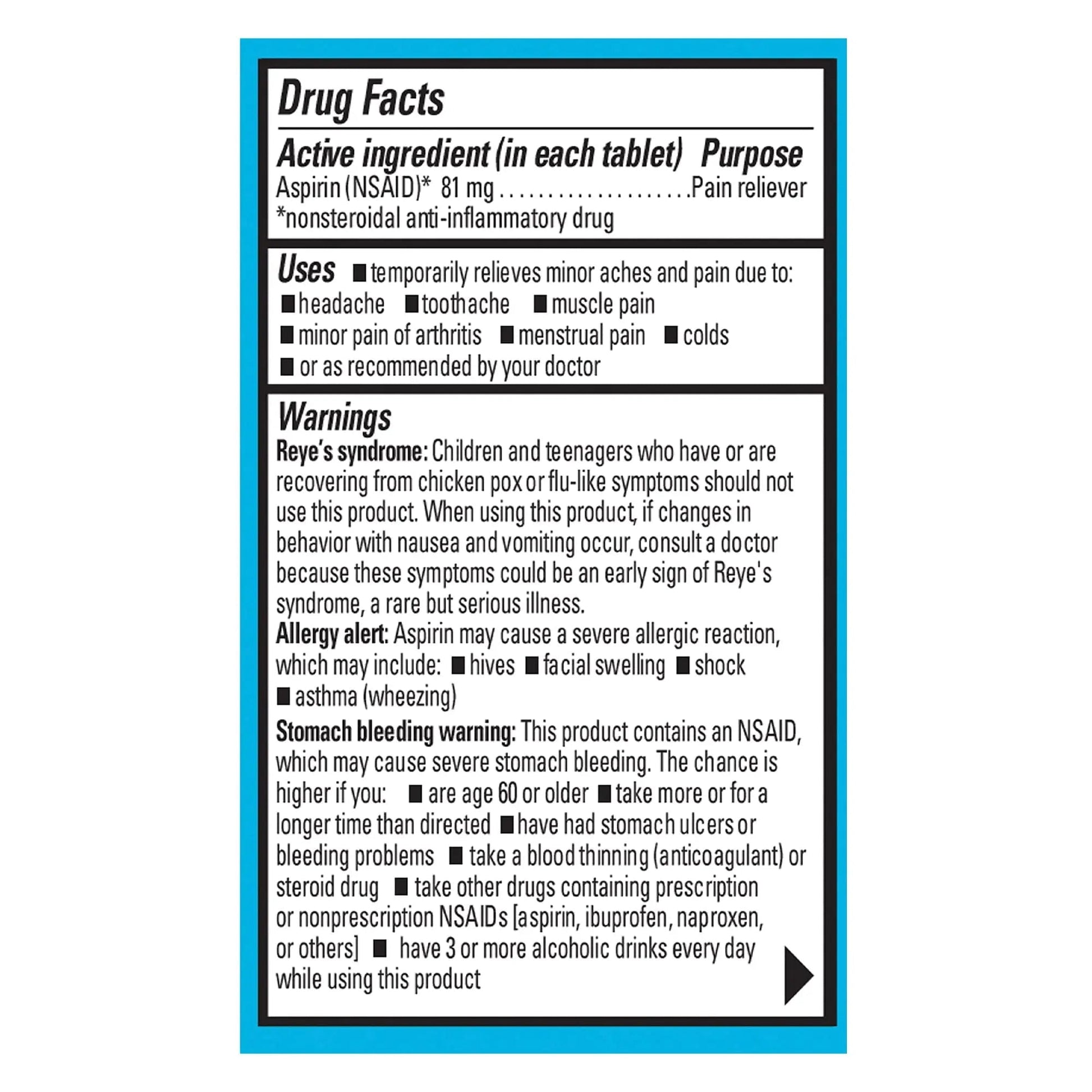 Ecotrin Low Strength Safety Coated Aspirin, NSAID 81mg, 45 count EcotrinBuy Supplements Australia
