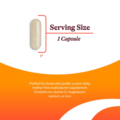 Seeking Health Multivitamin One MF - MTHFR Support Supplement with Calcium Folinate & Vitamin B12 - Easy-to-Digest - Methyl-Free Vegetarian Capsule - 45 Veggie Capsules Seeking HealthBuy Supplements Australia