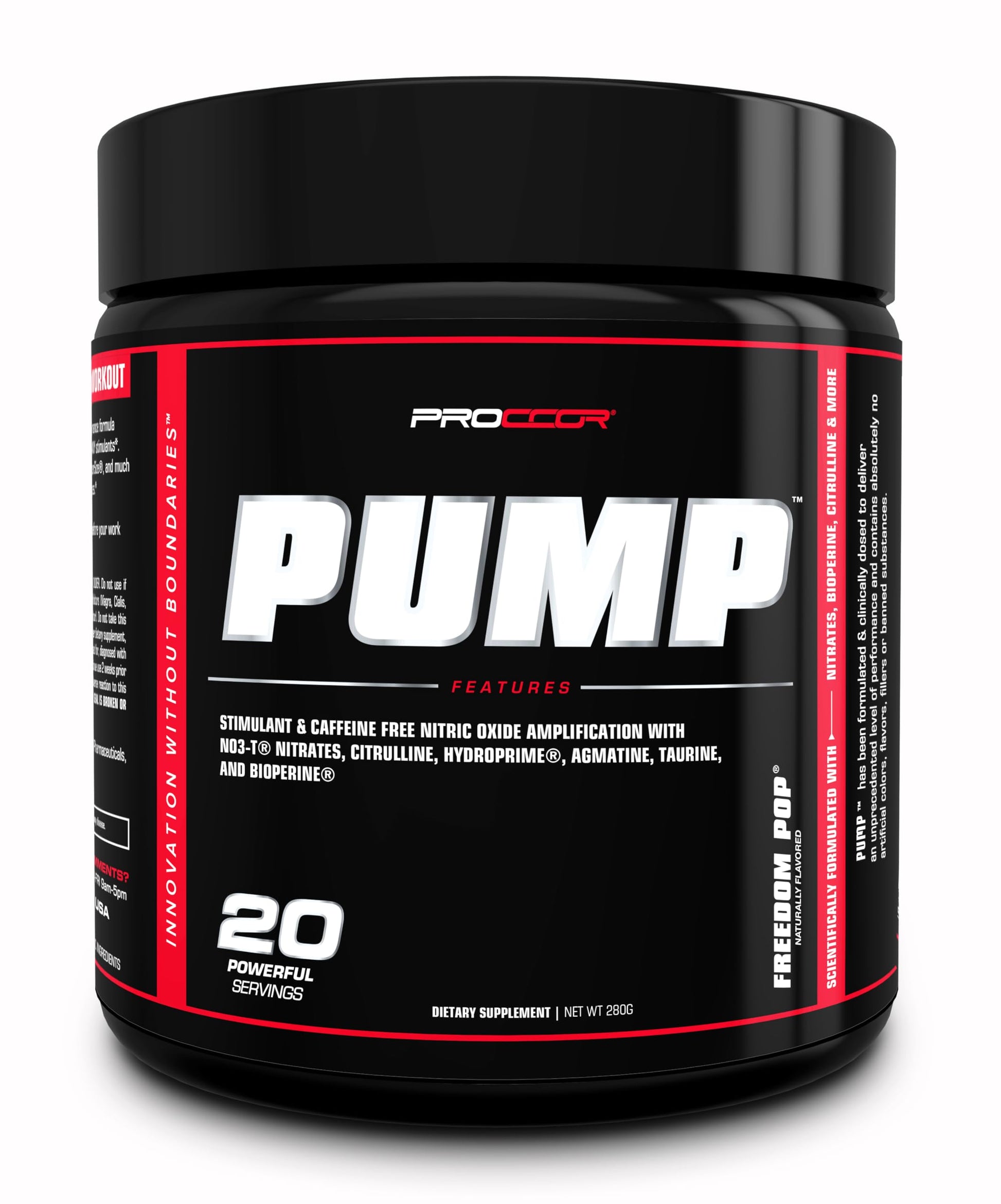 PROCCOR Pump - Stim Free, Fully Clinically Dosed, Scientifically Formulated Performance