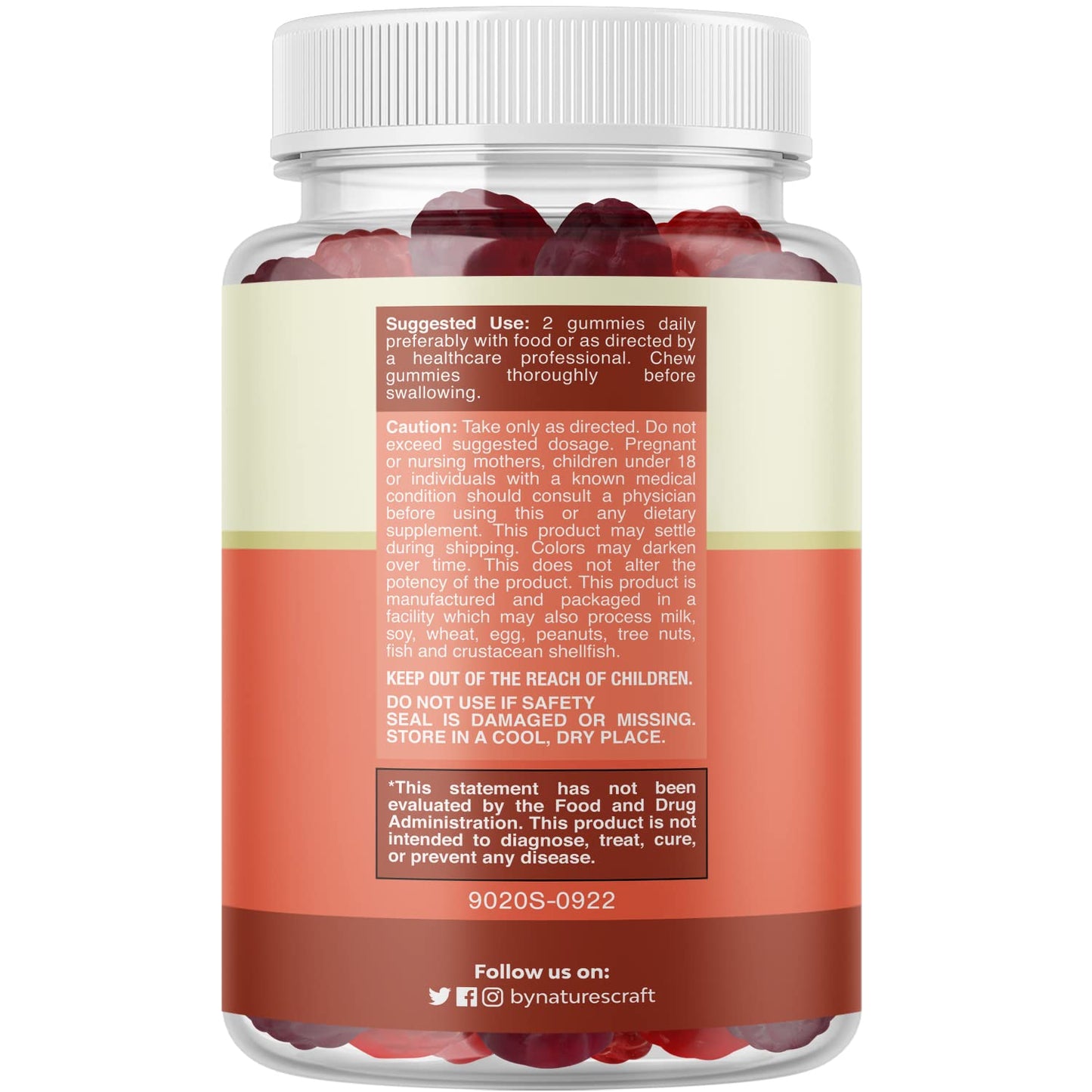 Sugar Free Fiber Gummies for Adults - High Fiber Supplement Gummies Vitamins for Adults Natures CraftBuy Supplements Australia