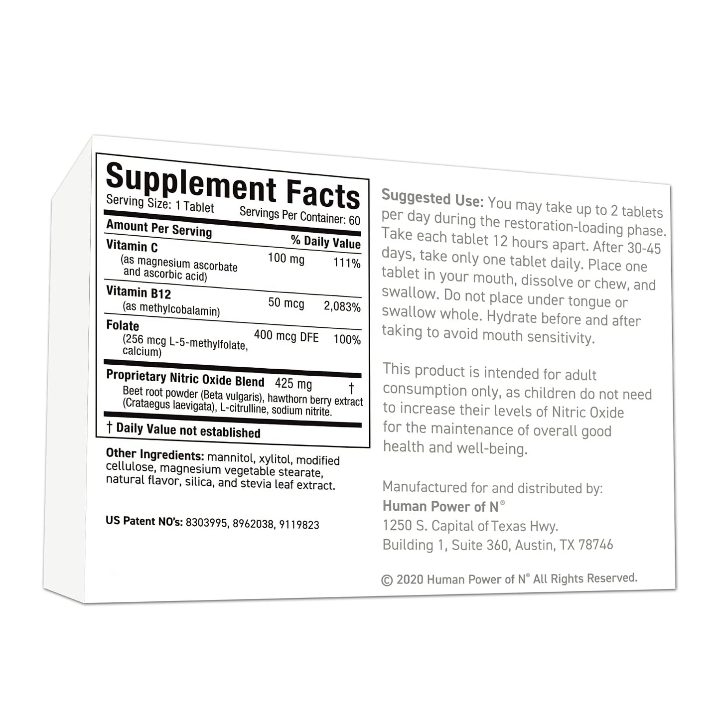 Neo40 Professional - Nitric Oxide Booster with Methylfolate - Natural Blood Pressure humanNBuy Supplements Australia