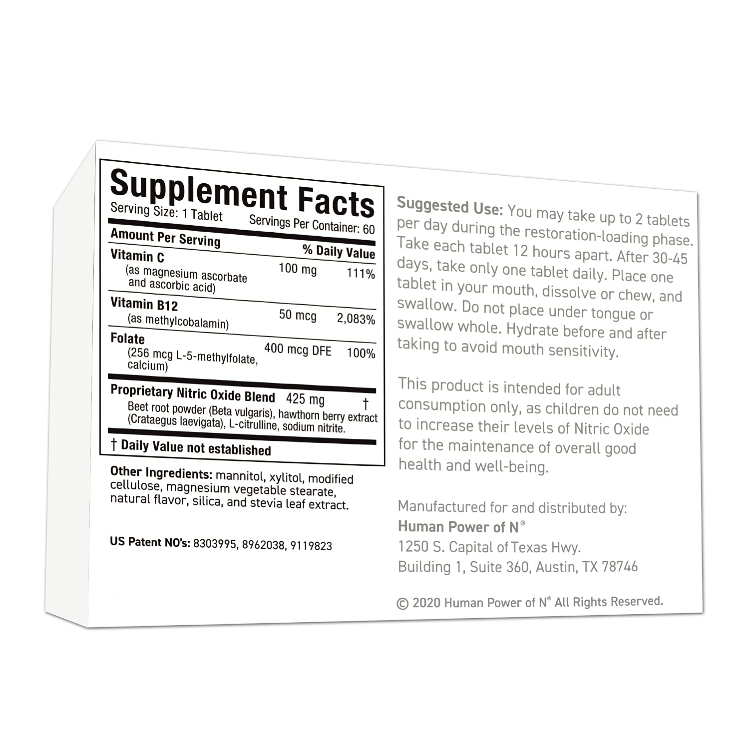 Neo40 Professional - Nitric Oxide Booster with Methylfolate - Natural Blood Pressure humanNBuy Supplements Australia
