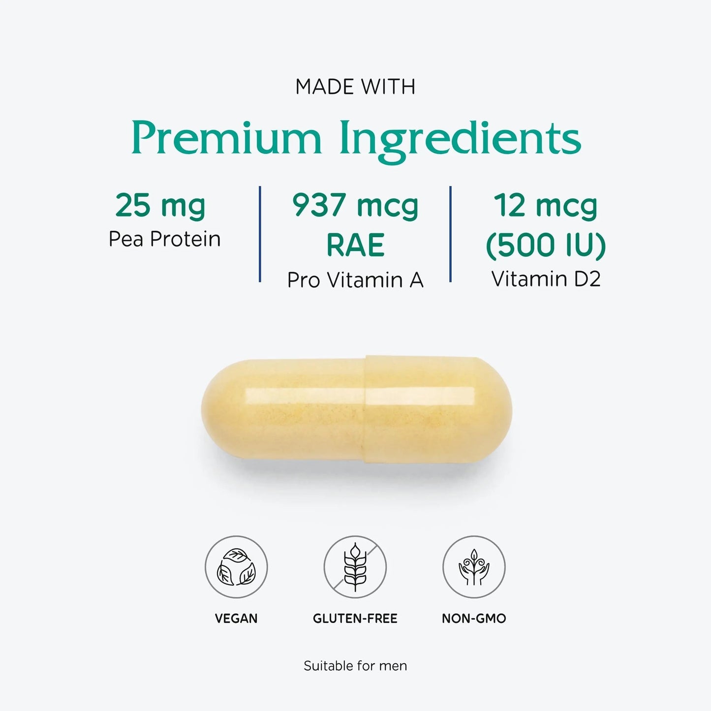 Vitanica Vegan Symmetry - Daily Multivitamin for Vegans - Heart, Bone & Immune System Health Support with Vitamin B12, Zinc, Calcium VitanicaBuy Supplements Australia