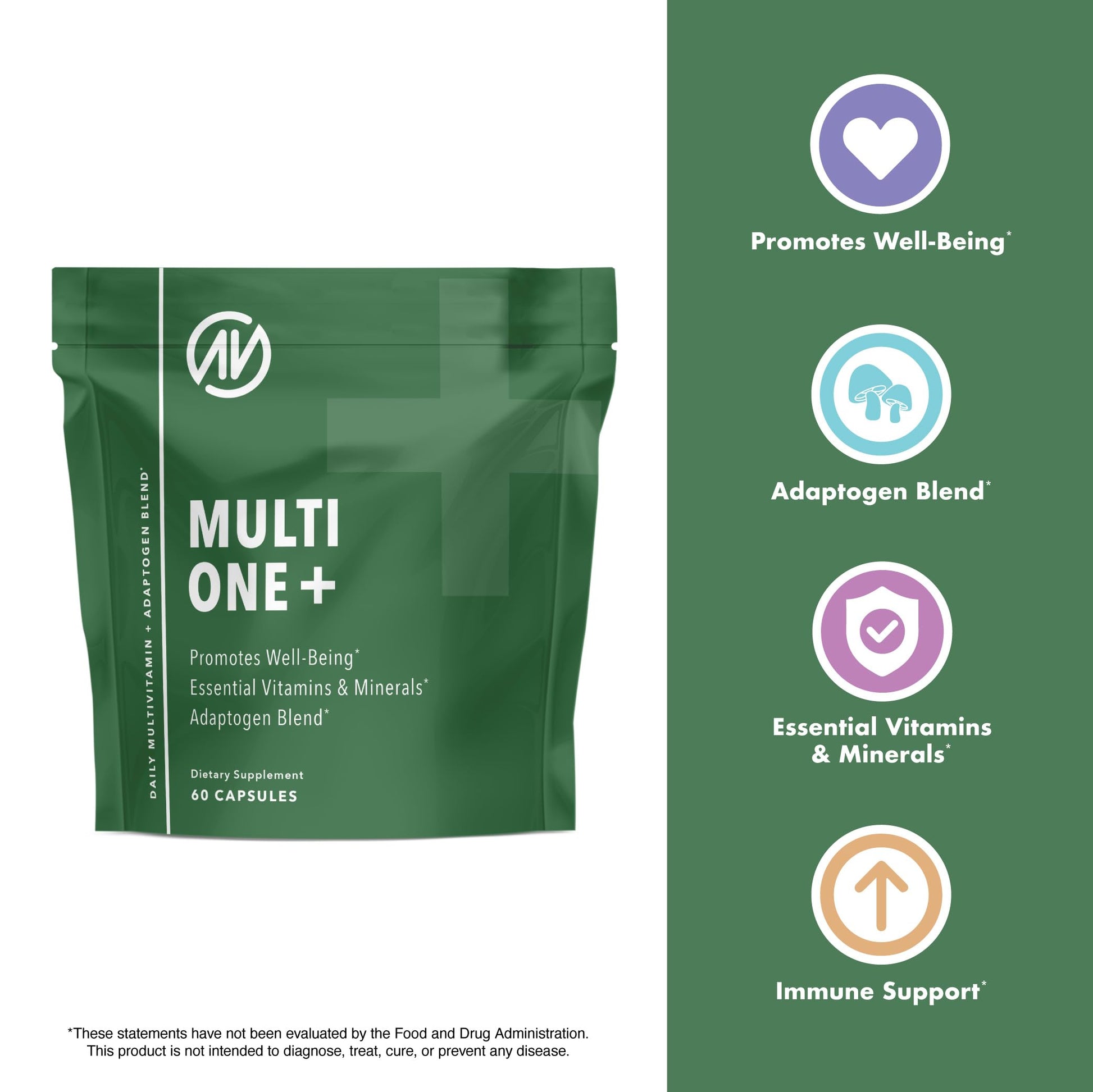 MultiOne Men & Women’s Daily Multivitamin - Essential Nutrients and Minerals for Optimal Health (60 Capsules) NutraOneBuy Supplements Australia