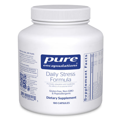 Pure Encapsulations Daily Stress Formula | Promotes Relaxation and Moderates the Effects of Occasional Stress*| 180 Capsules Pure EncapsulationsBuy Supplements Australia