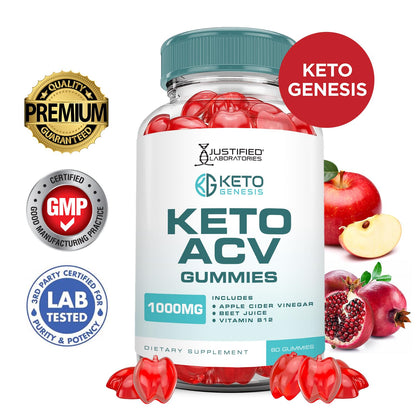 (3 Pack) Keto Genesis Keto ACV Gummies Advanced Formula 1000MG Keto Genesis Keto Justified LaboratoriesBuy Supplements Australia