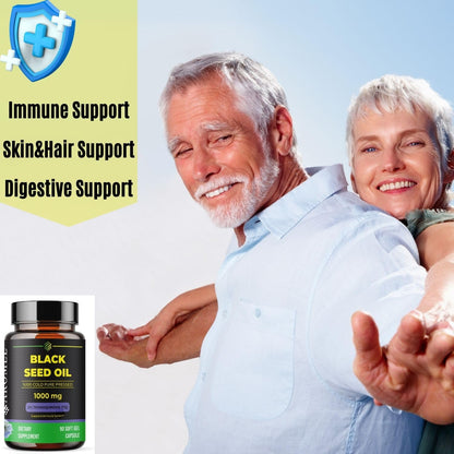 aromel Black Seed Oil Capsules, 90 Days Supply, 2% Thymoquinone, Non-GMO aromelBuy Supplements Australia