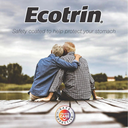 Ecotrin Low Strength Safety Coated Aspirin | NSAID | 81mg | 365 Tablets (2 Pack) EcotrinBuy Supplements Australia