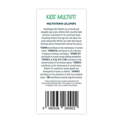 Healthipops Kids Multivitamin Lollipops (6-Pack) Healthipops Vitamin & Mineral LollipopsBuy Supplements Australia
