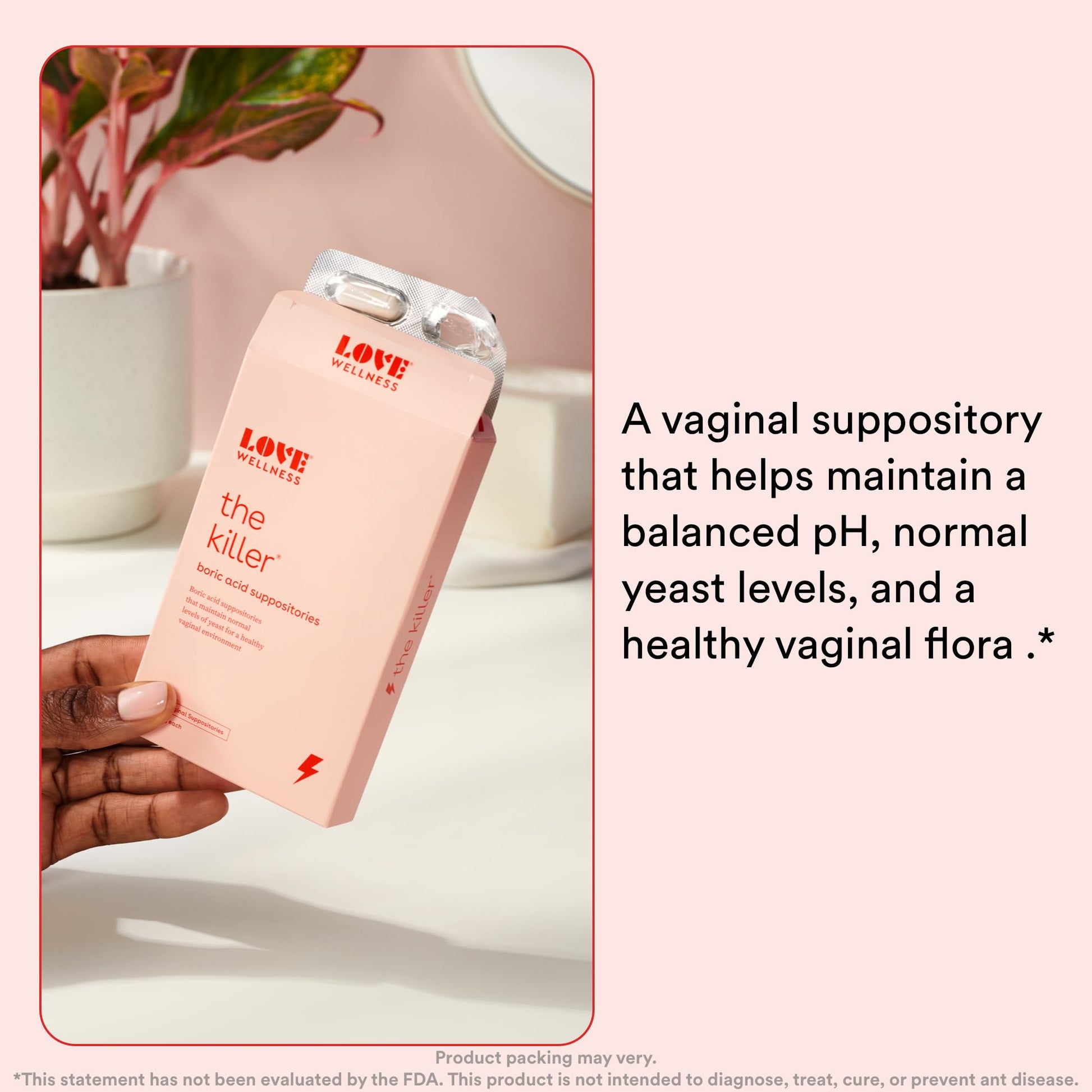 Love Wellness pH Balancing Cleanser & The Killer | Boric Acid Suppositories & Feminine Wash Love WellnessBuy Supplements Australia