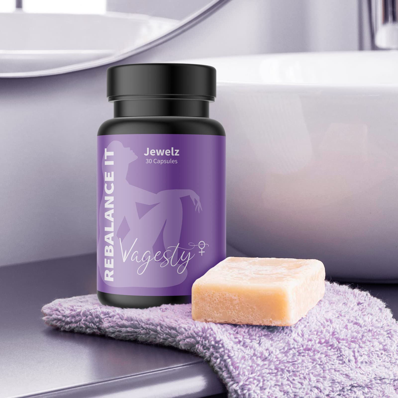 Vagesty Jewelz boric Acid Vaginal Suppositories, 100% Pure boric Acid, rebalance Vaginal pH VagestyBuy Supplements Australia