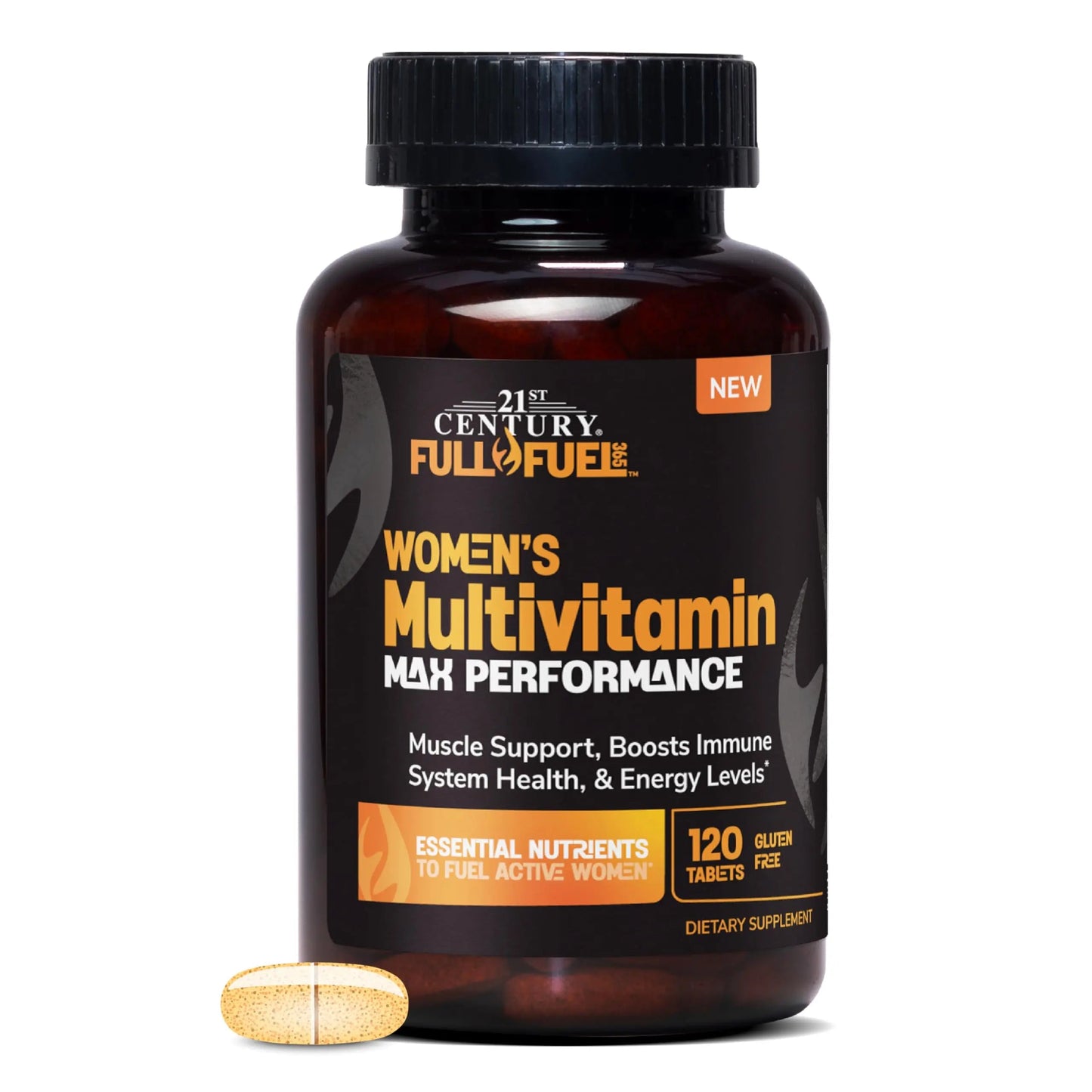 21st Century Full Fuel 365 Active Women’s Multivitamin, 120 Tablets, Daily Vitamins and Minerals for Energy, Muscle Support, Immune Health 21st Century