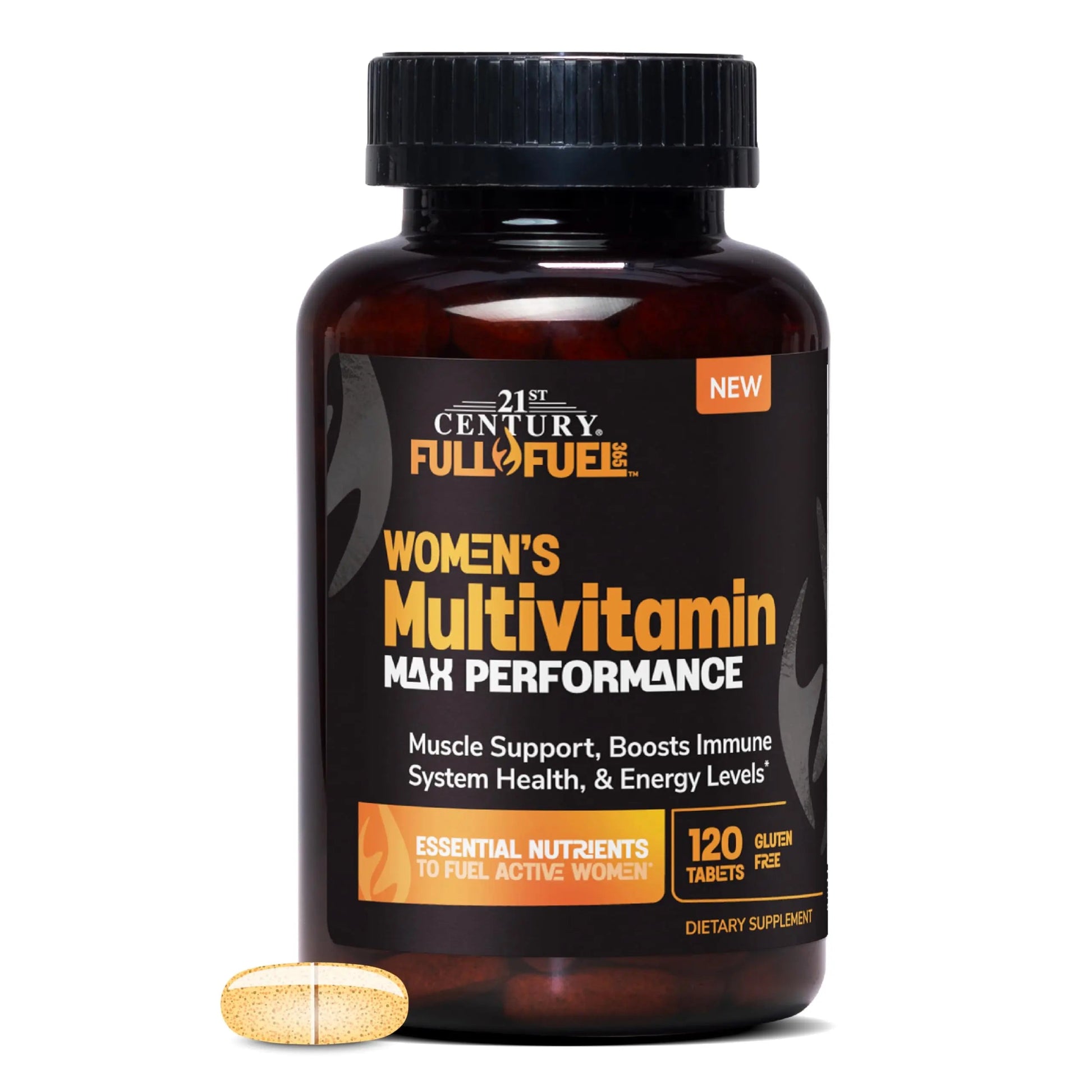 21st Century Full Fuel 365 Active Women’s Multivitamin, 120 Tablets, Daily Vitamins and Minerals for Energy, Muscle Support, Immune Health 21st Century