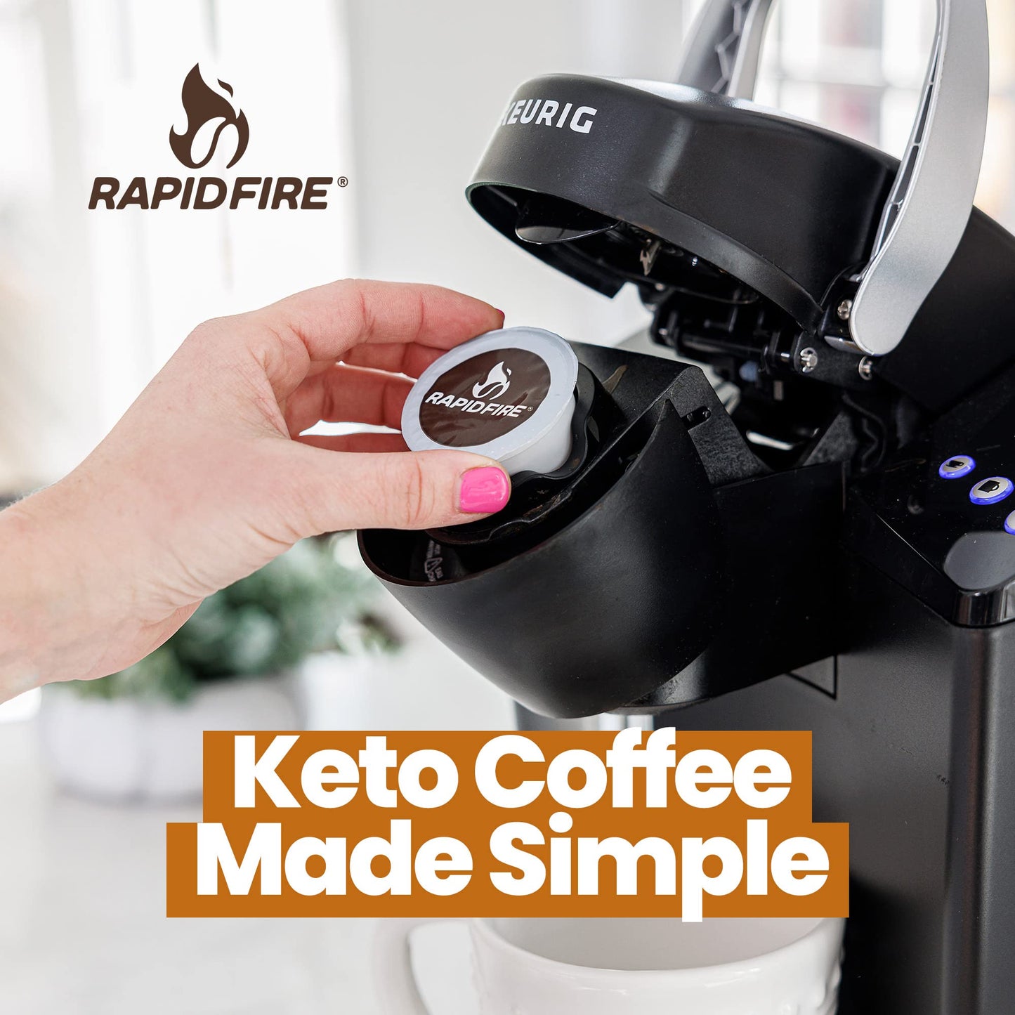 Rapidfire French Vanilla Ketogenic High Performance Keto Coffee Pods, Supports Energy Rapid FireBuy Supplements Australia