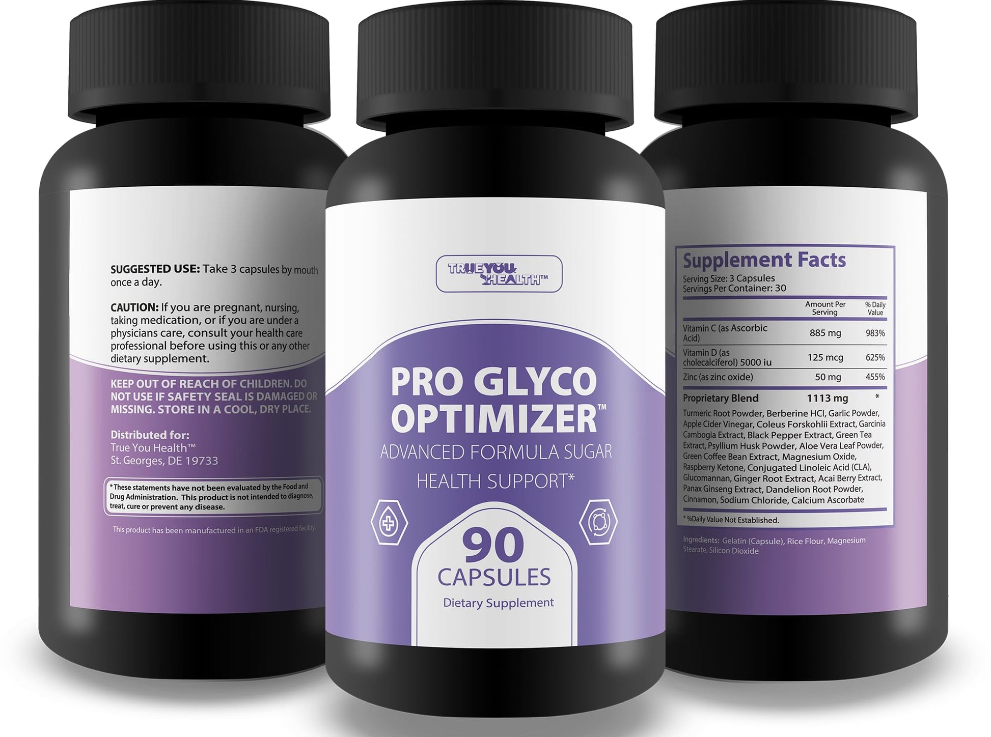 Pro Glyc0 Optimizer - Our Best Sugar Health Support Supplement - Our Best Overall Blood Health & Blood Circulation Support Supplement - Natural Blood Balance Blood Booster Pills True You HealthBuy Supplements Australia