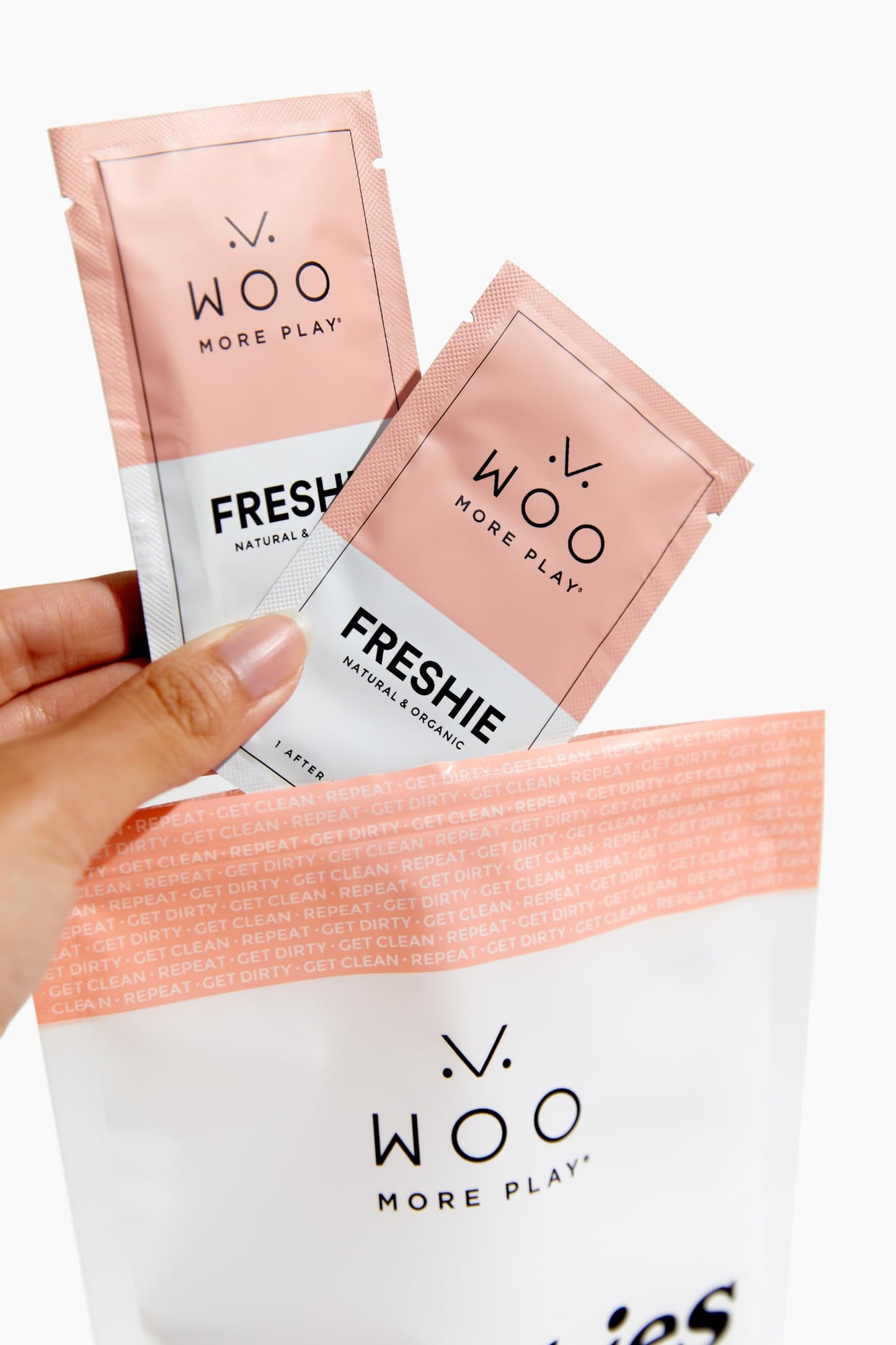 Woo More Play Freshies: All-Natural Feminine Intimacy Towelette Wipes with Coconut Oil Woo More PlayBuy Supplements Australia