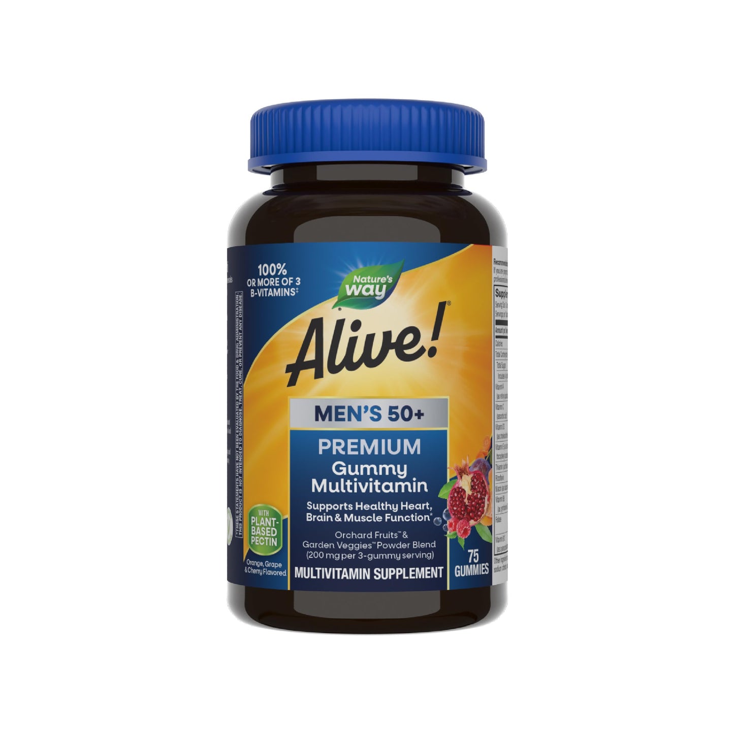 Nature’s Way Alive! Men’s 50+ Premium Gummy Multivitamin, Supports Healthy Heart, Brain & Muscle Function Nature's WayBuy Supplements Australia