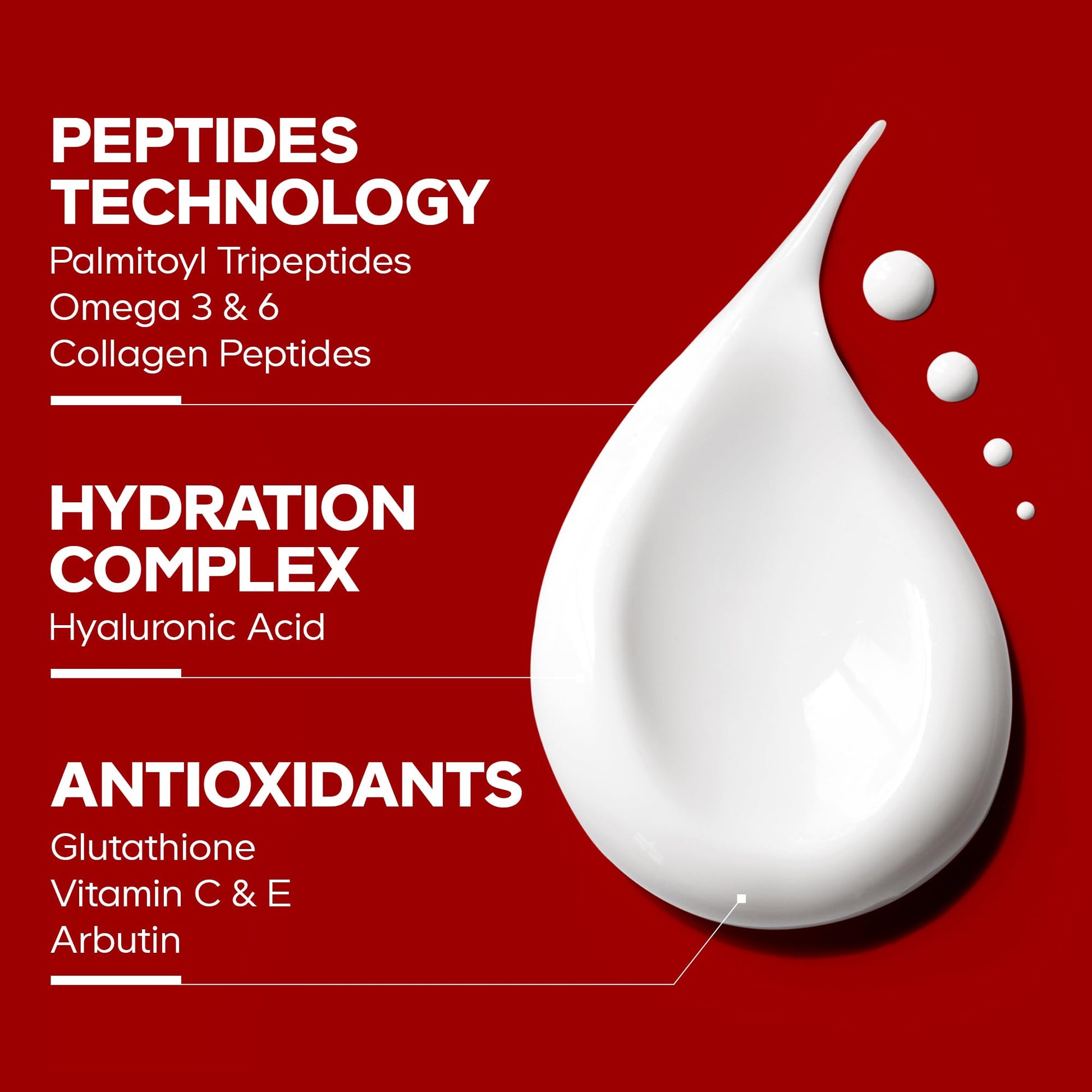 Maison Rouge Brightening Face Serum by Codeage - Glutathione Serum, Vitamin C, E, Hyaluronic Acid, Collagen - Radiance Enhancing - Parabens and Sulfates-Free - Refillable - All Skin Types - 1.7 fl oz CodeageBuy Supplements Australia