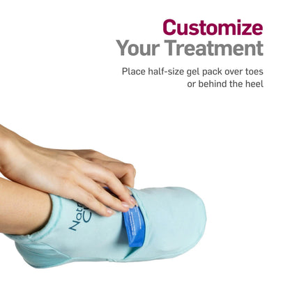 NatraCure Cold Therapy Socks - Reusable Gel Ice Frozen Slippers for Feet NatraCureBuy Supplements Australia