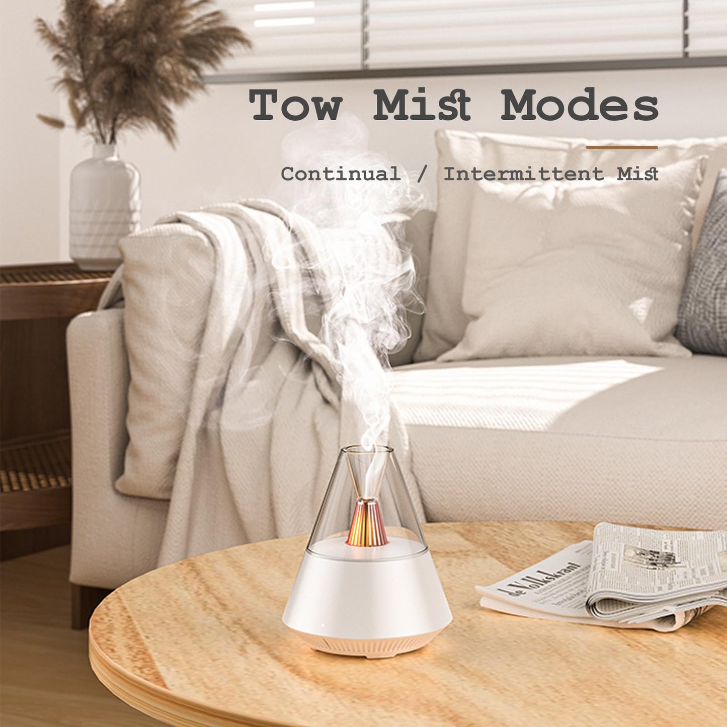 TriPro Essential Oils Aroma Diffuser,Portable Humidifier with Cool Mist and Warm Light Effect,Remote Control TriProCBuy Supplements Australia