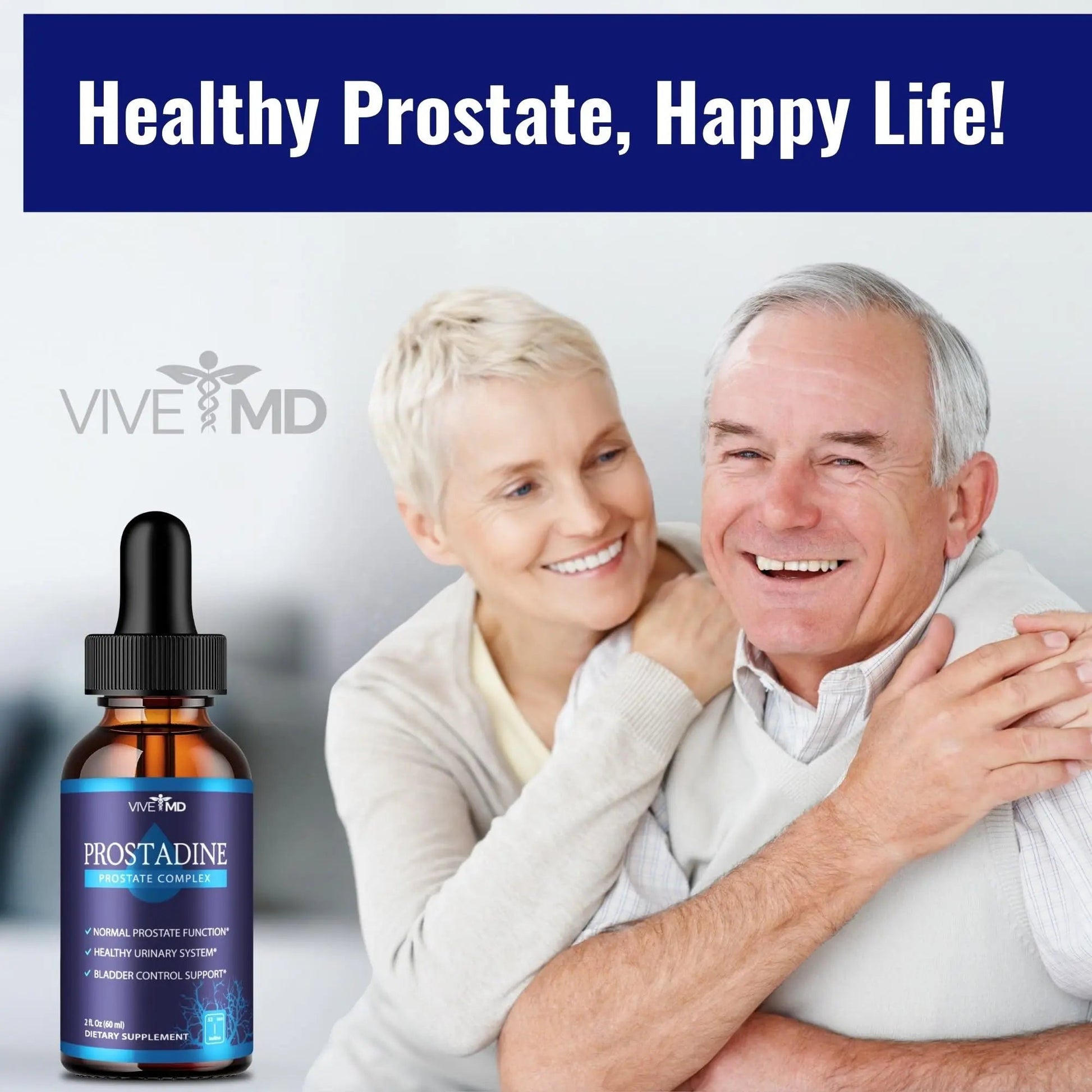 VIVE MD Prostadine Drops for Prostate Health, Bladder Urinating Issues - Prostadine Official Drop Formula - Extra Strength with Pomegranate, Prostadine Reviews (Package of 5) VIVE MDBuy Supplements Australia