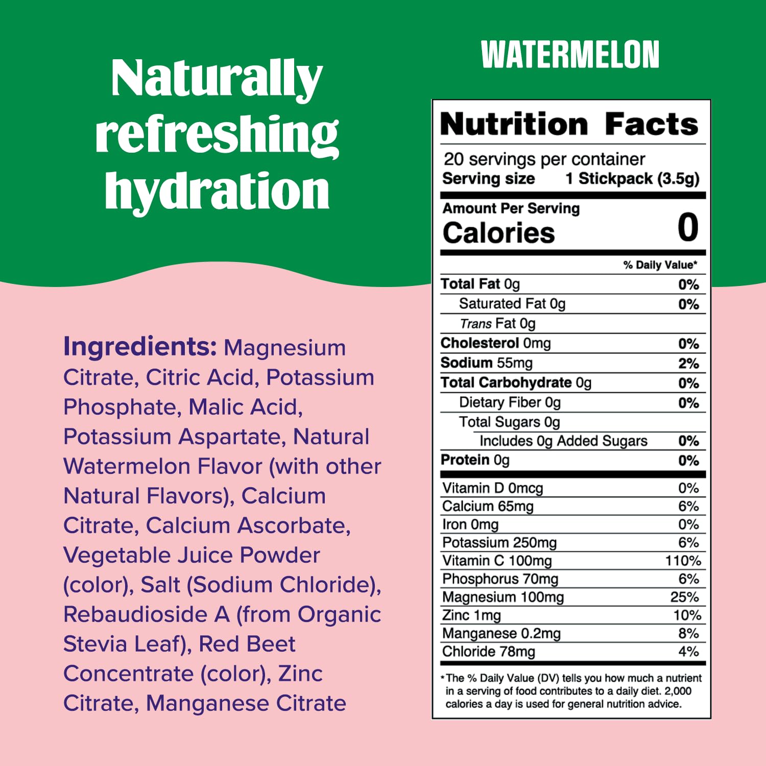 Ultima Replenisher Daily Electrolyte Drink Mix – Watermelon, 20 Stickpacks Ultima ReplenisherBuy Supplements Australia