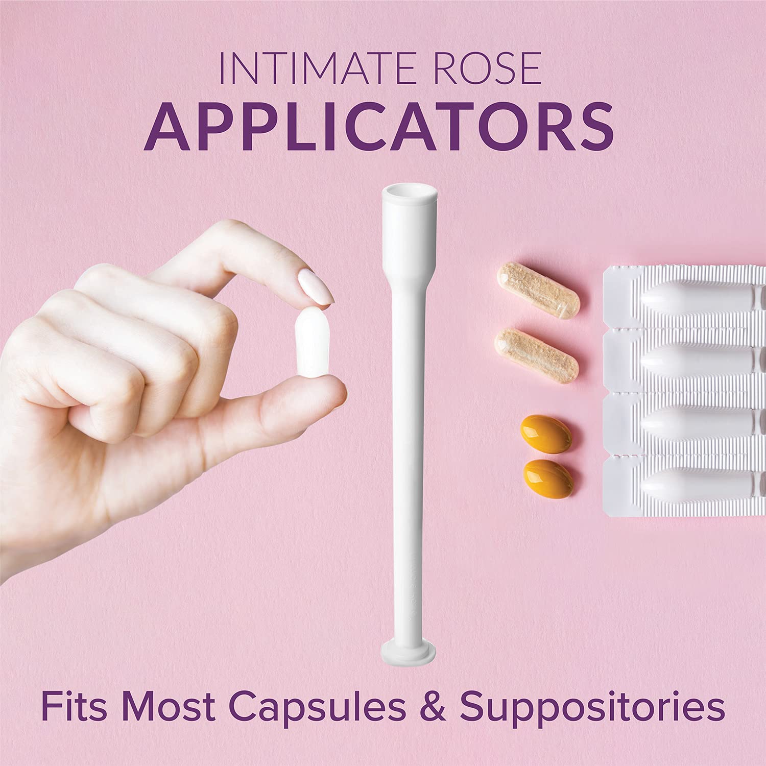 Intimate Rose 30 Count Vaginal Suppository Applicators, Individually Wrapped, Disposable Applicator Intimate RoseBuy Supplements Australia