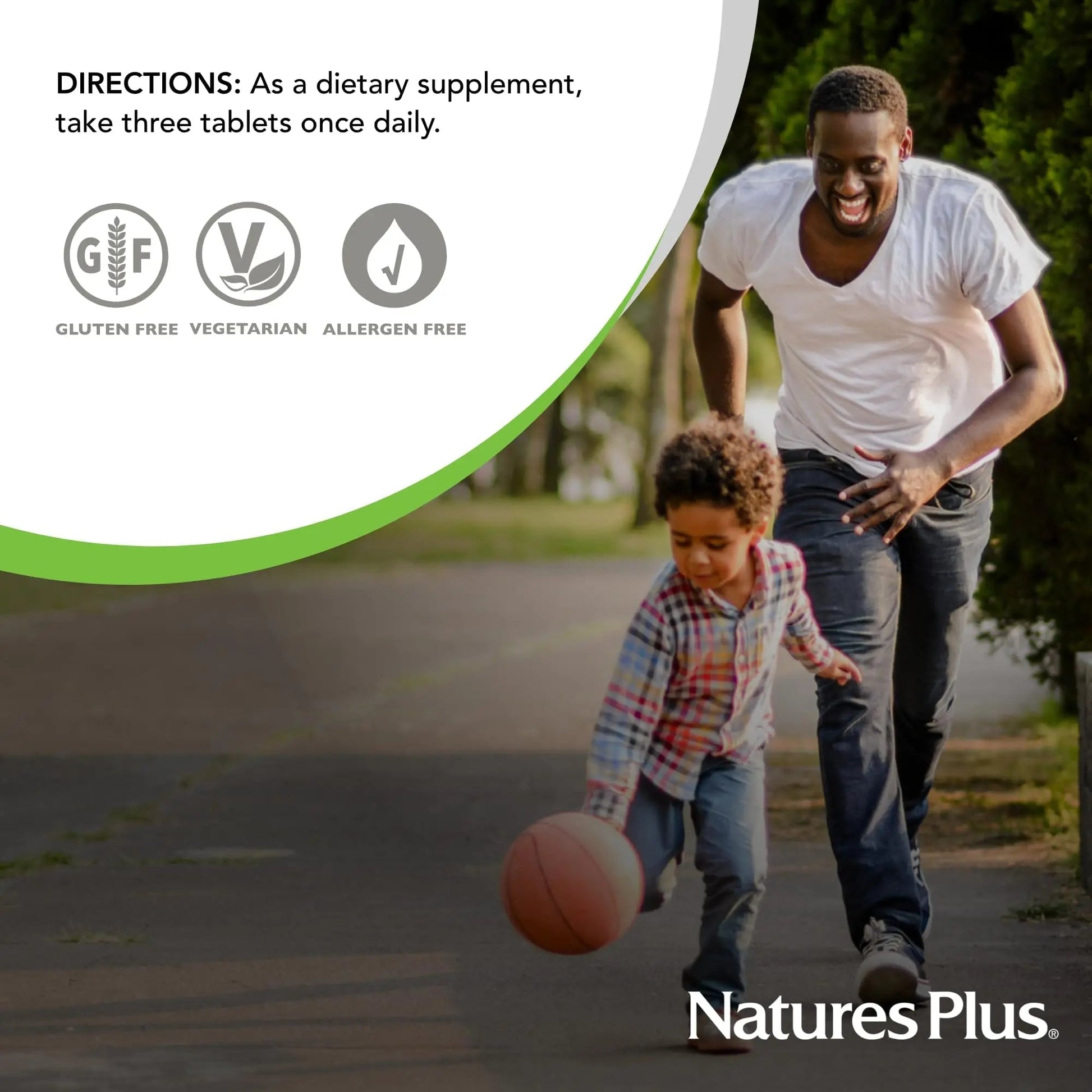 NaturesPlus Source of Life Gold Multivitamin - 180 Tablets - with Vitamins D3 & B12 - Blood, Bone & Immune Support NaturesPlus