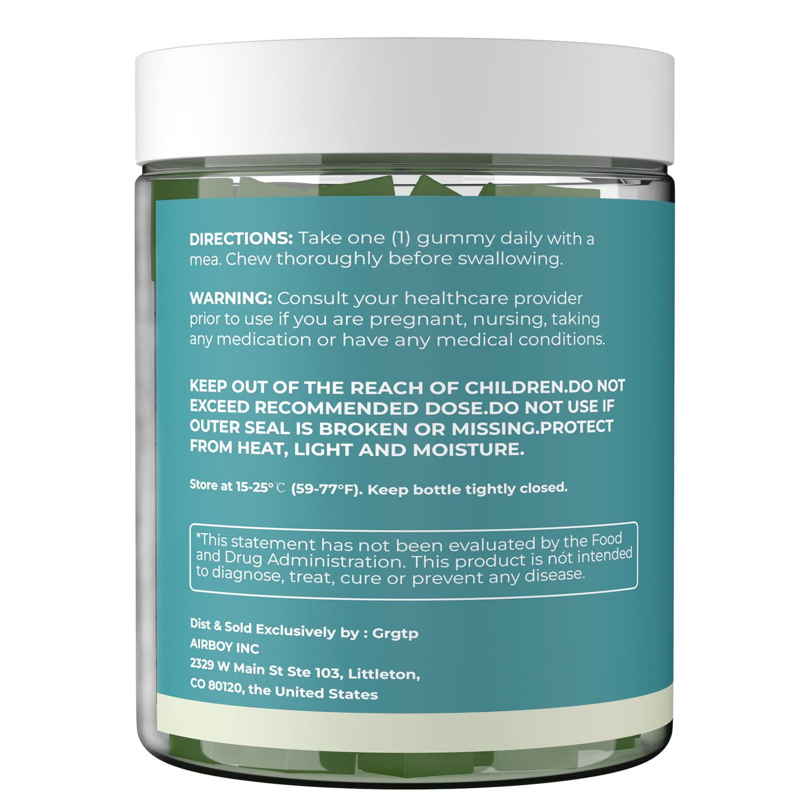 Sea Moss Gummies 16-in-1 - Ashwagandha Black Seed Oil Bladder Wrack Turmeric Vitamin C & D3 with Manuka Burdock Root Dandelion Yellow Dock Natural Detox & Liver Health Immune Support, Energy Boost GRGTPBuy Supplements Australia