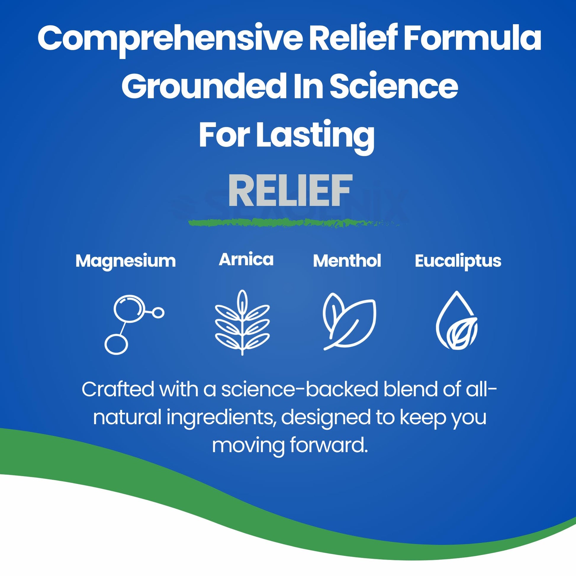 Seagenix Menthol Relief Muscle and Joint Foam - Magnesium Spray Menthol Formula - Joint and Muscle Relief – Relax Tight Muscles – Ease Muscle Cramps Fast - All Natural – Relief for Legs, Neck, Back. SeagenixBuy Supplements Australia
